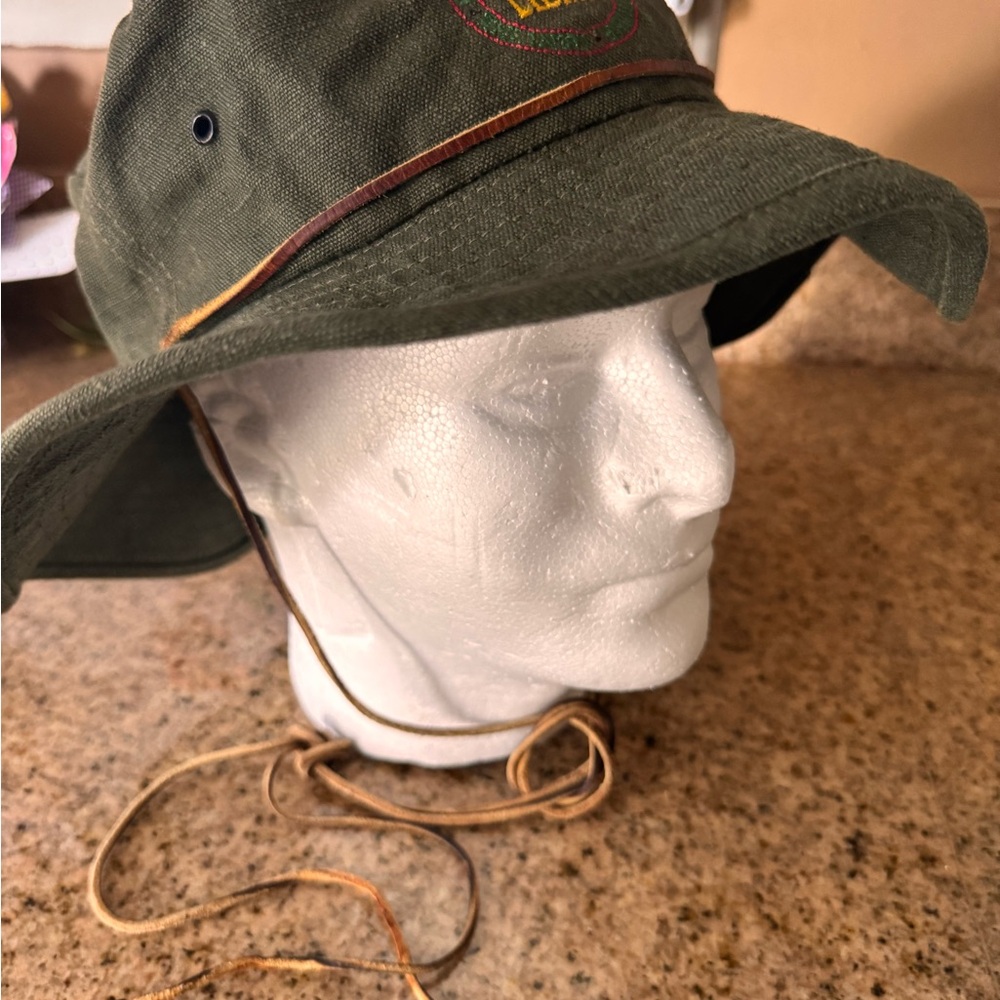 Vintage Pure Hemp Hat army green - Picture 7 of 9